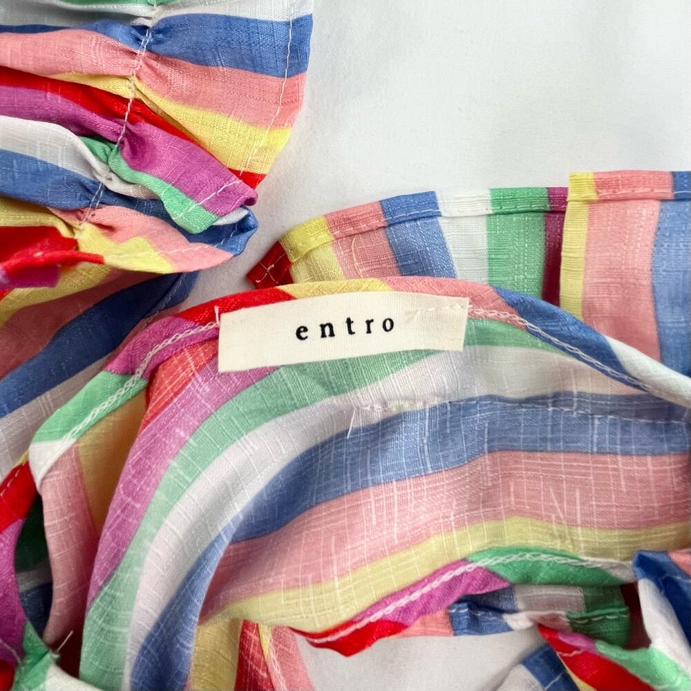 Entro Multicolor Striped Tank Top - Picture 3 of 7